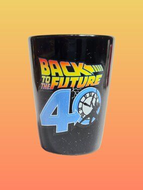 Back To The Future 40th Shot Glass Universal Studios